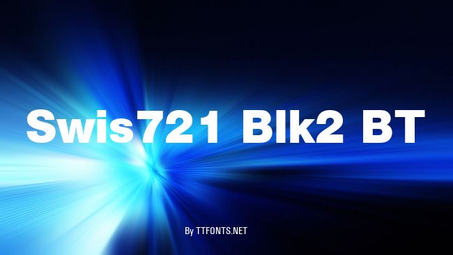 Swis721 Blk2 BT example